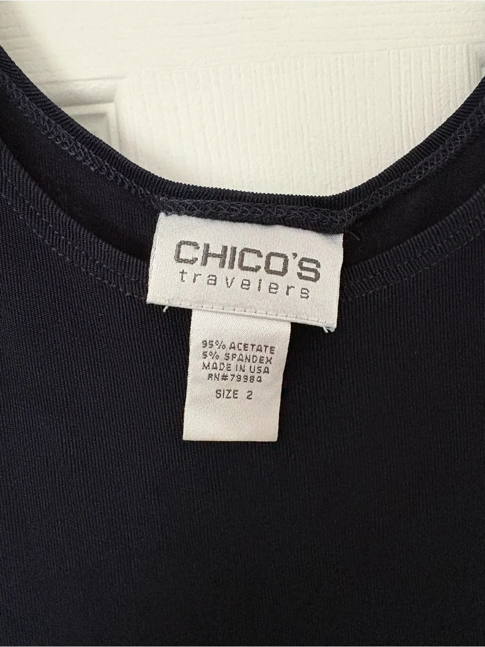 Chico's Black Scoop-Neck Sleeveless Maxi Dress - Picture 3 of 3